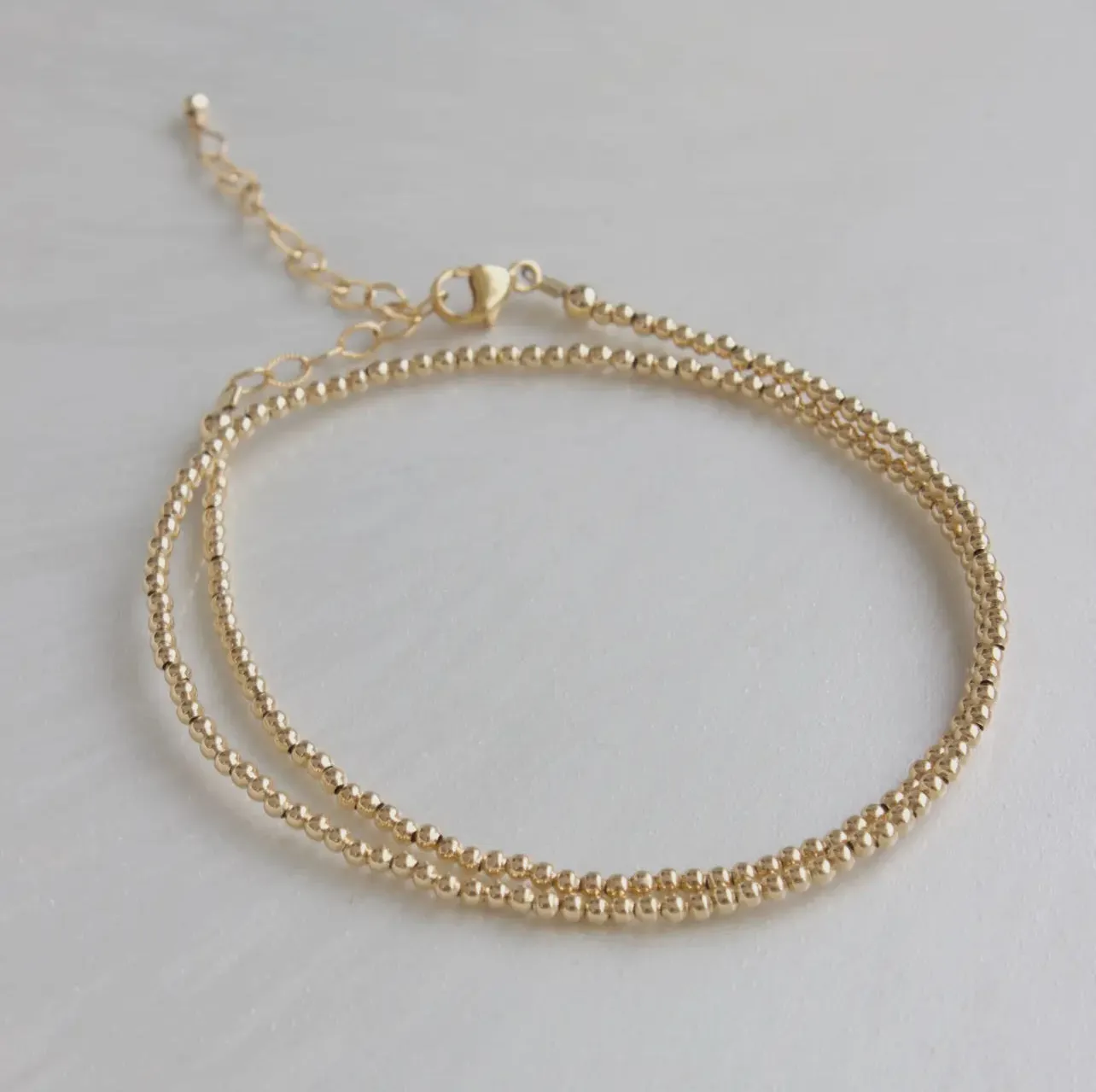 Katie Waltman 2mm Double Wrap Gold Filled Bracelet