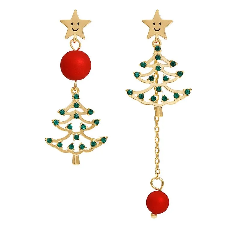 Kawaii Christmas tree Earrings PN6332