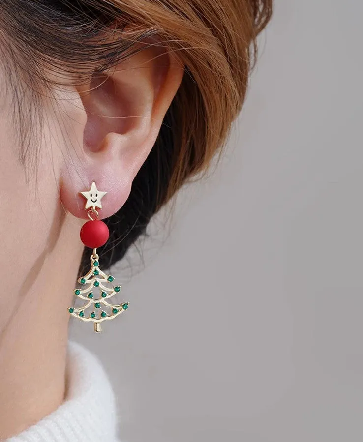 Kawaii Christmas tree Earrings PN6332