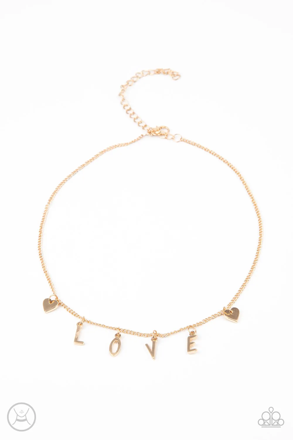 Love Conquers All - Gold Choker