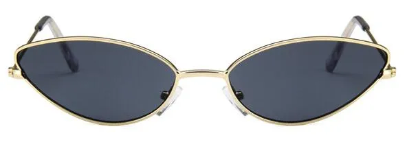 Metal Frame Vintage Cateye Fashion sunglasses