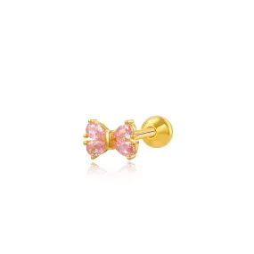 Miffy Bow Tie Screw Back Earring