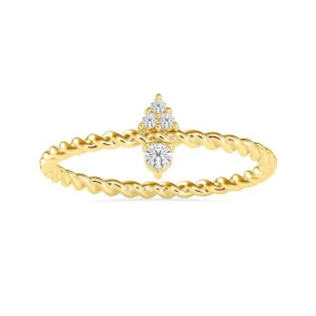 Moissanite engagement ring, Unique Stacking Ring