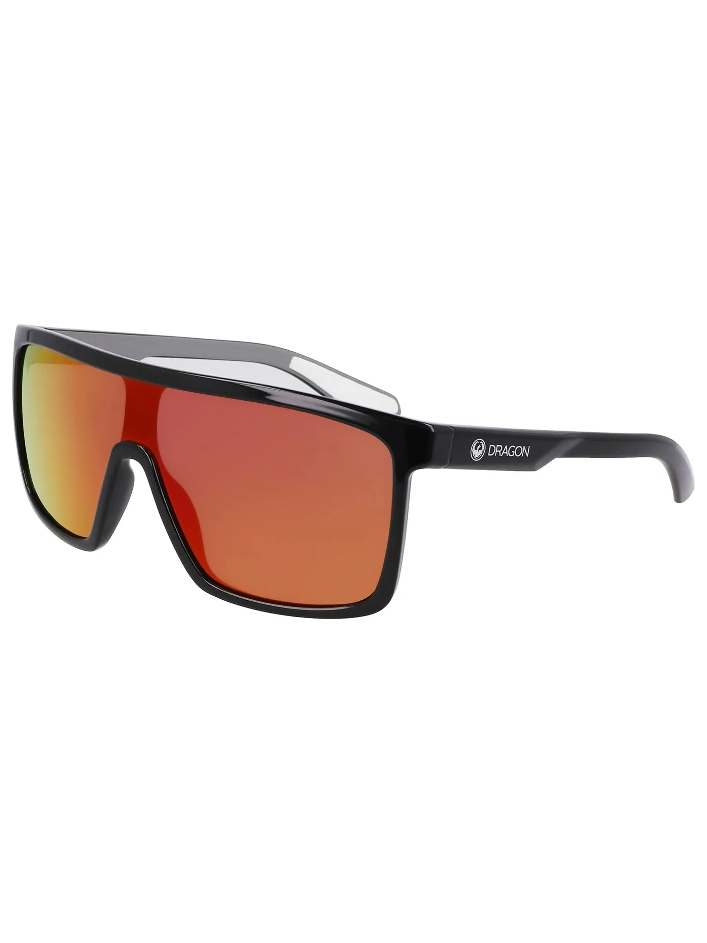 Momentum Polarized Shiny Black Grey/LL Red Ion Sunglasses