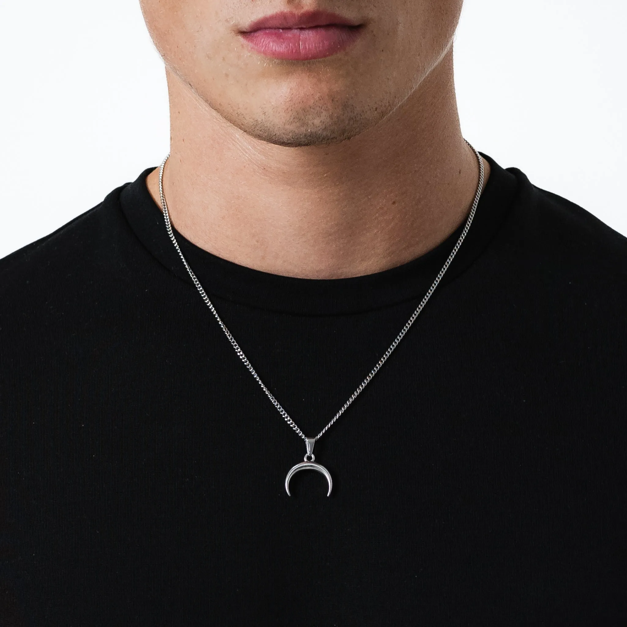 Moon Pendant (Silver)