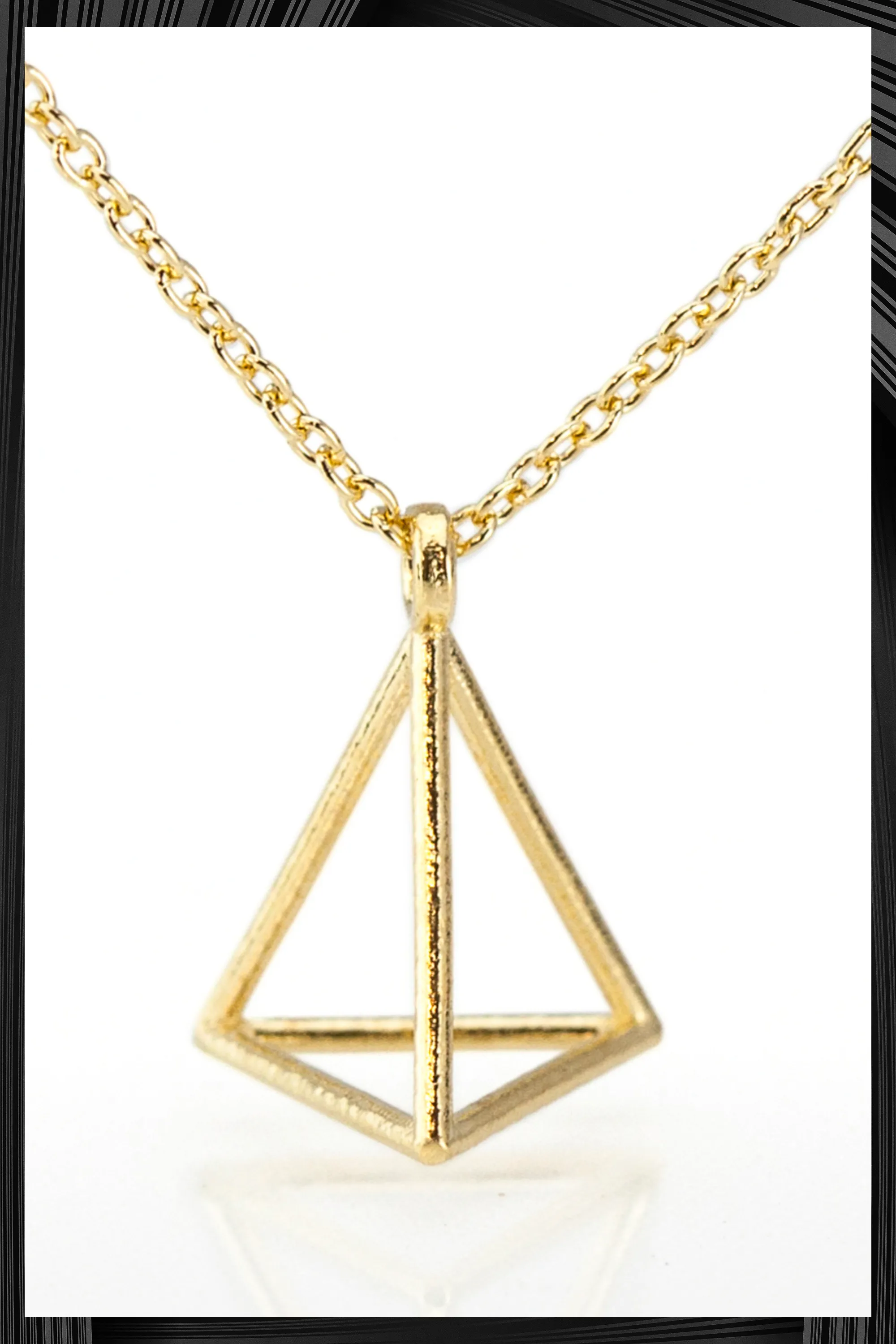 Petite Triangle Necklace | Quick Shipping