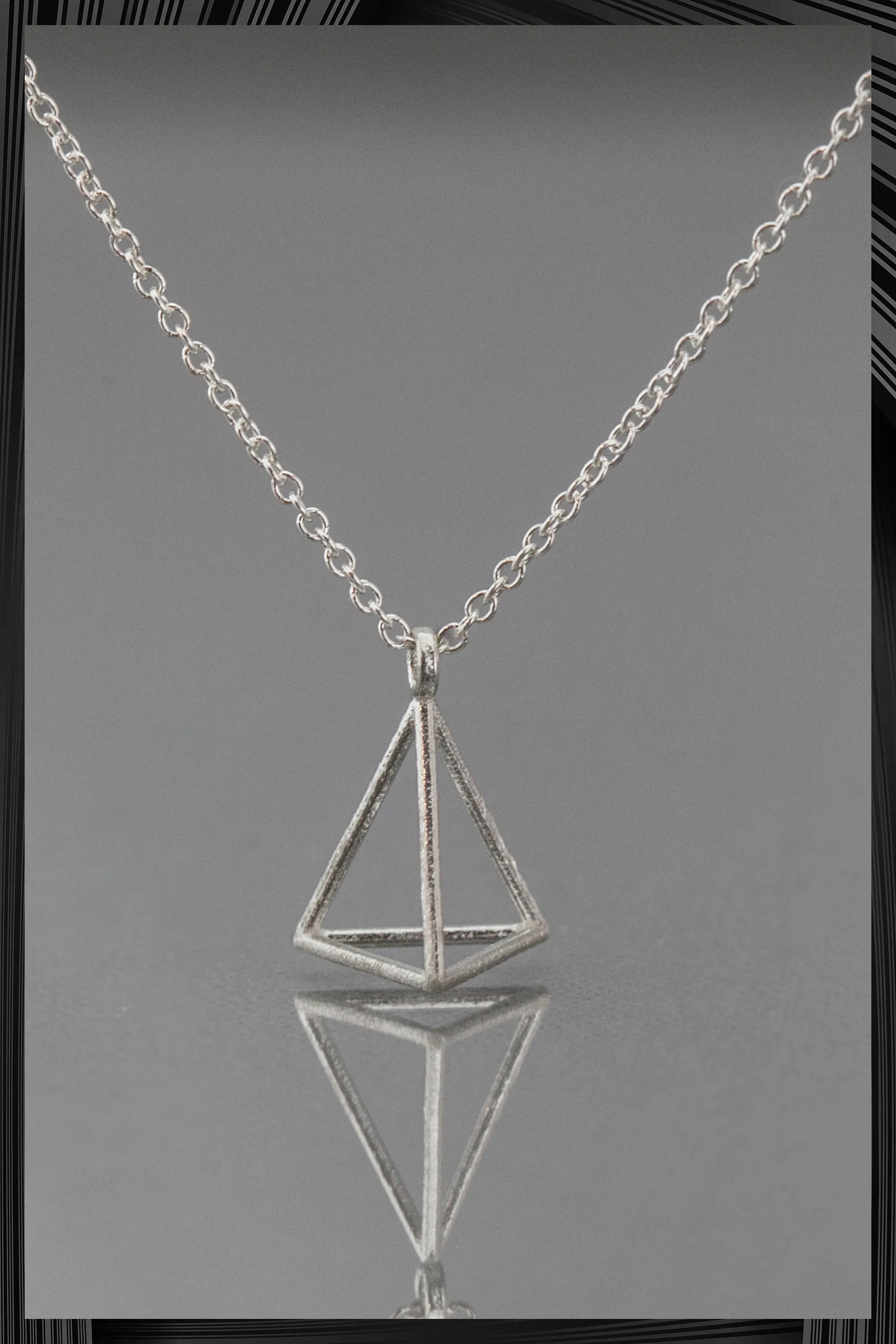 Petite Triangle Necklace | Quick Shipping