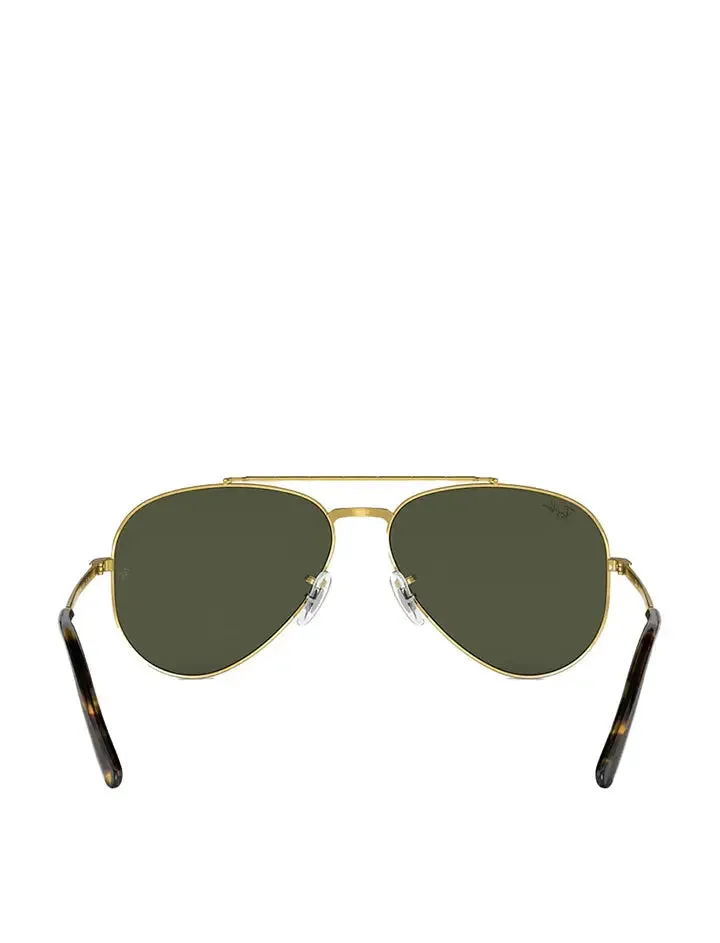 Ray-Ban RB3625 135 58 New Aviator Sunglasses Legend Gold / Green