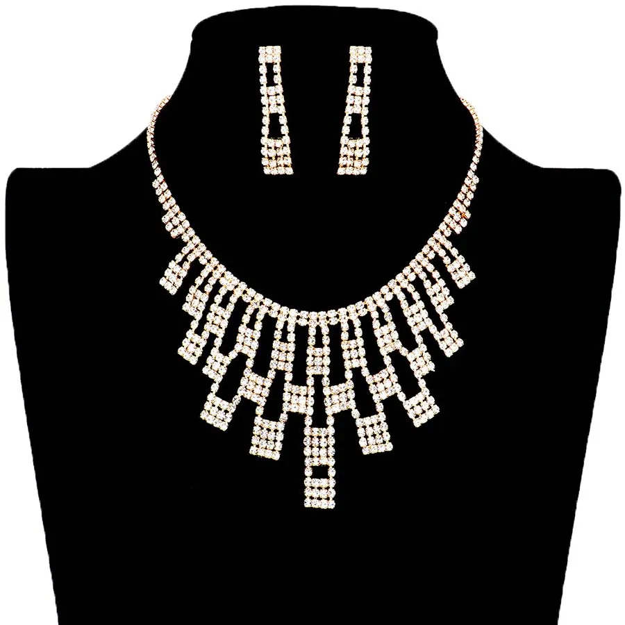 Rhinestone Pave Necklace