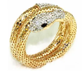 Rhinestone Snake Bracelet