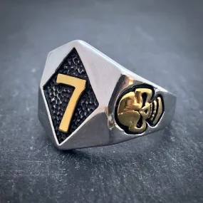 Ring 7 - Black & Gold - R152