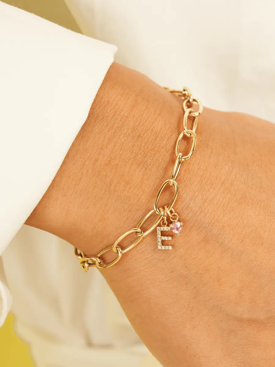 Round Chain Bracelet 14K