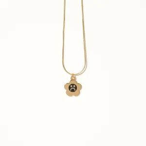 Sad Daisy Charm Necklace