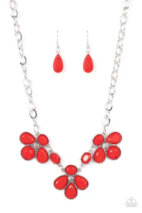 SELFIE-Worth - Red Paparazzi Necklace