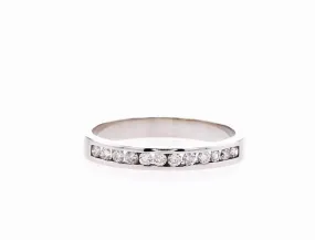 Semi Eternity Channel Ring (0.25Ctw)