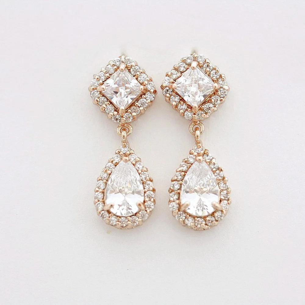 Silver Bridesmaids Earrings- Kala