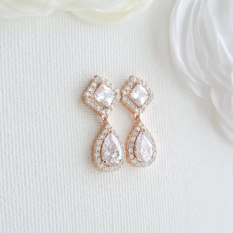 Silver Bridesmaids Earrings- Kala