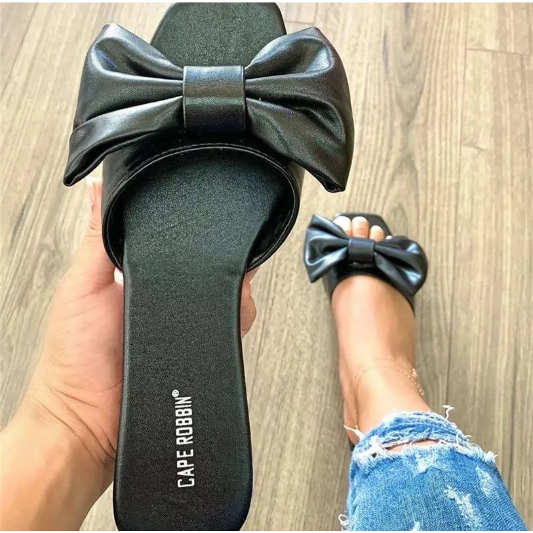 Summer Bow Tie Slippers