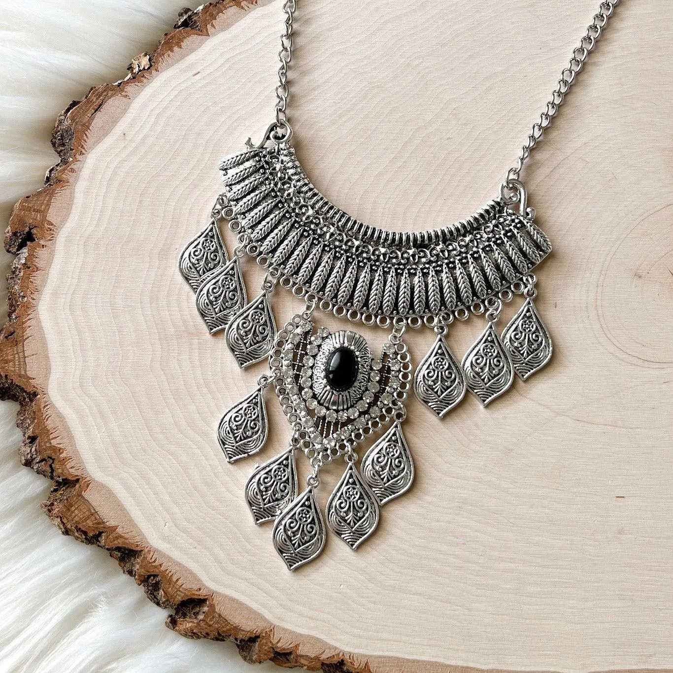 Talia Boho Statement Necklace