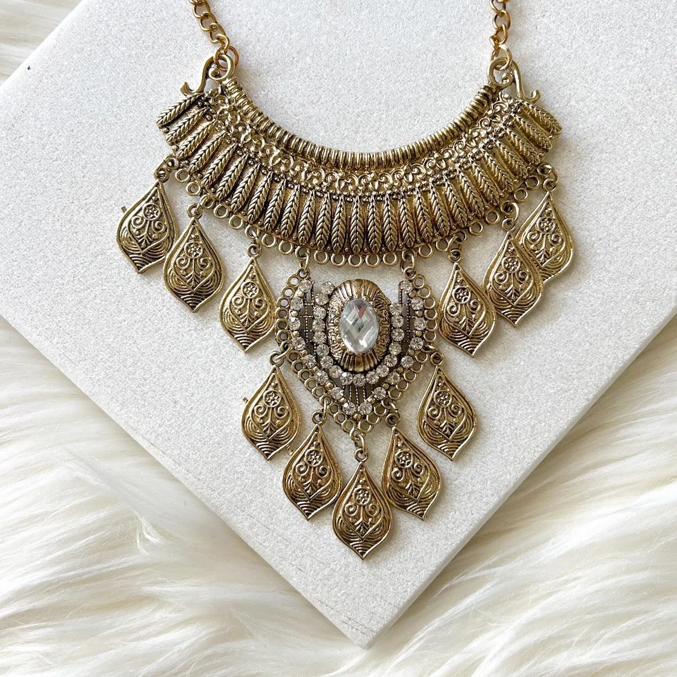 Talia Boho Statement Necklace