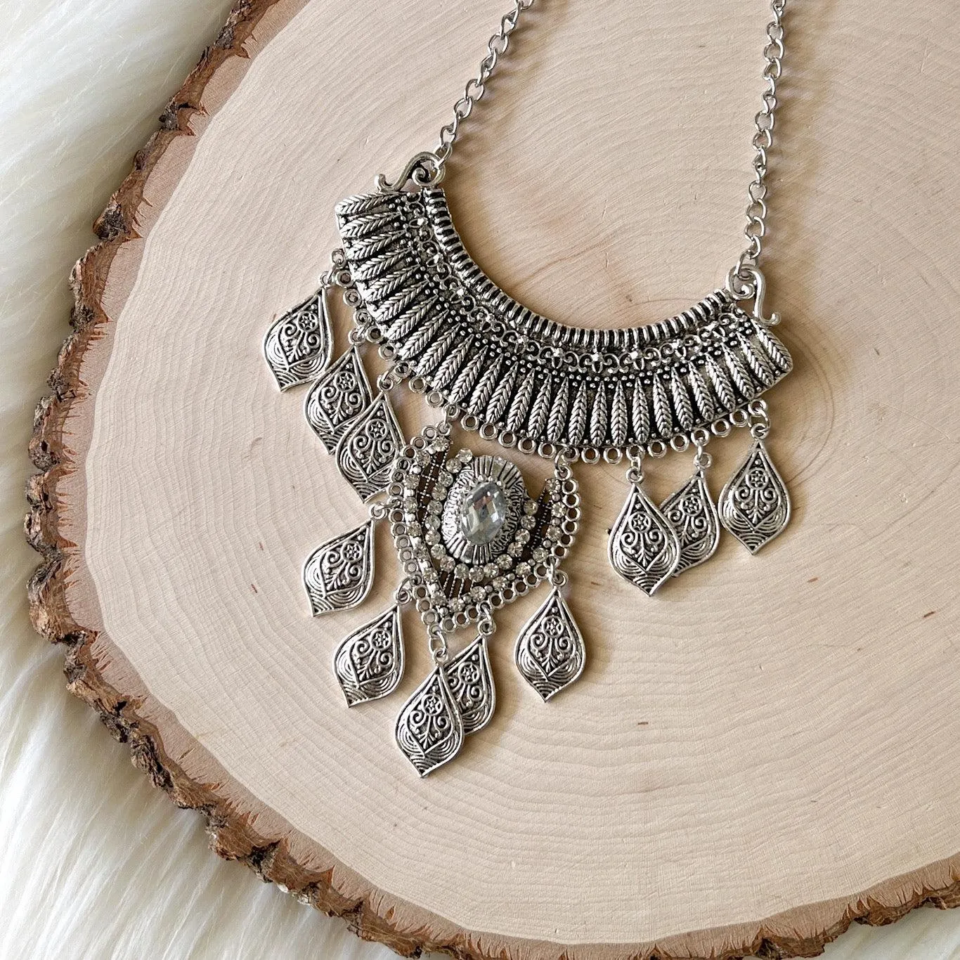 Talia Boho Statement Necklace