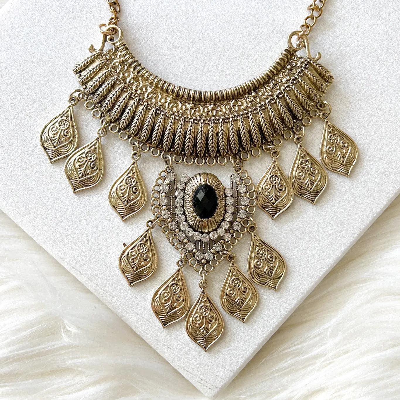 Talia Boho Statement Necklace