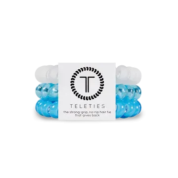 Teleties Hair Tie - Large Band Pack of 3 - Bora Bora