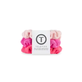 Teleties Terry Cloth Scrunchies - Small Band Pack of 3 - Aruba