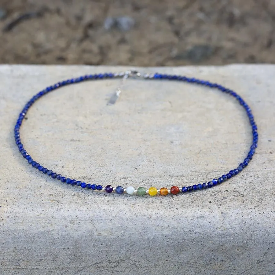 Third Eye Chakra Gemstones Choker