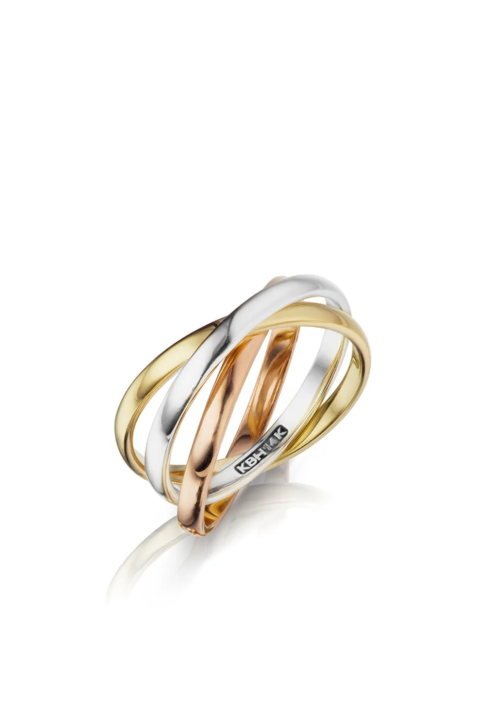 Tri-Color Trinity Ring