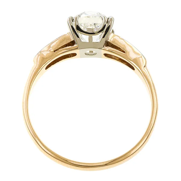 Vintage Engagement Ring, Old Mine 1.32ct.