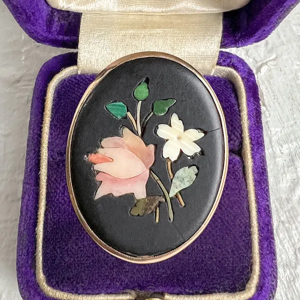 Vintage Pietra Dura Ring