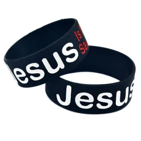 WWJD Fashion Jesus is My Savior Silicone Bracelet