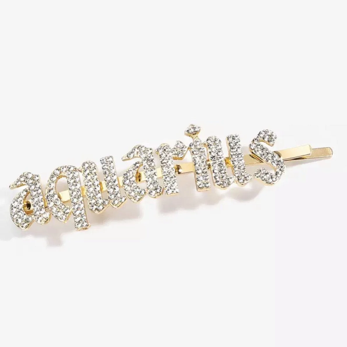 Zodiac Signs   Drippin Glam Savage Hotgirl Rhinestone Hair Pins